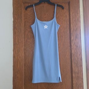 Blue Knit Daisy dress